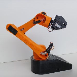 Bras robotique Arduino open-source imprimé en 3D (assemblé)